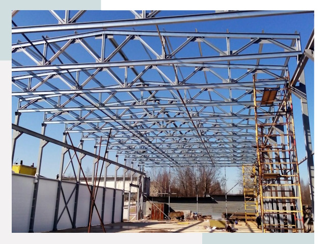 Строительство цехов в Усинск от 614 руб. под ключ