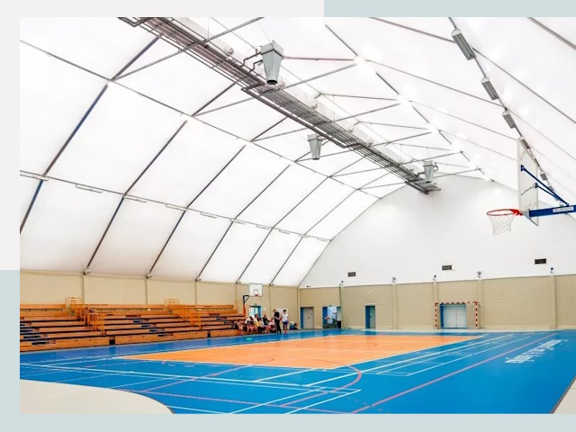 Строительство спортивных залов в Усинске