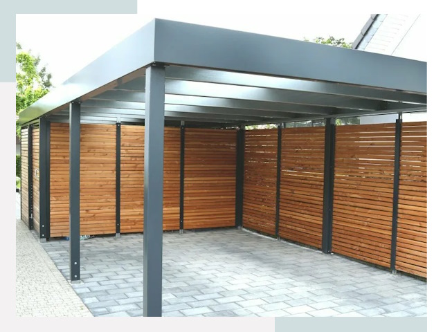 Навесы для парковки в Усинске