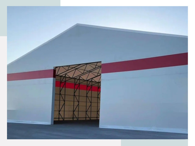 Быстровозводимые ангары в Усинске