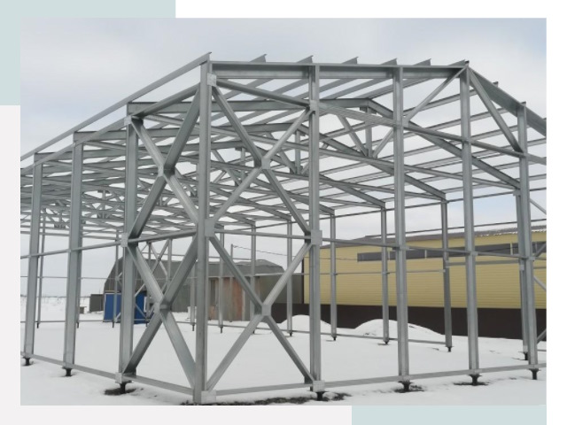 Каркасные ангары в Усинске