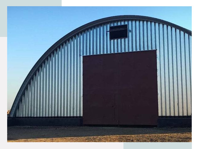 Бескаркасные ангары в Усинске
