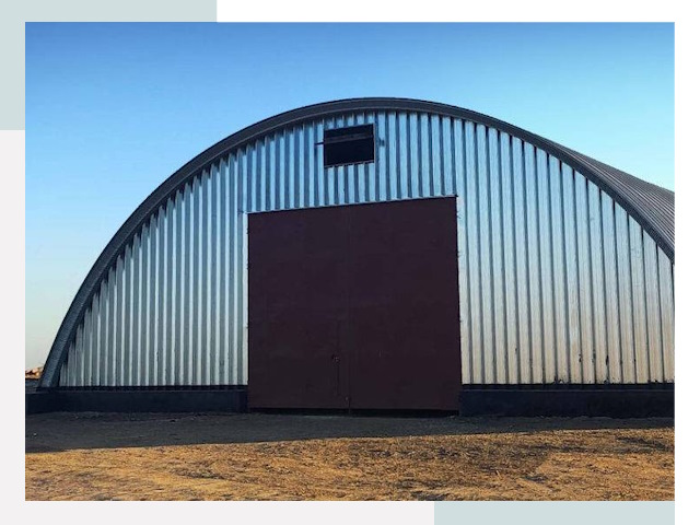Арочные ангары в Усинске