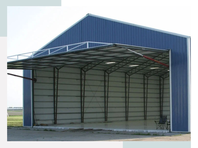 Прямо стенные ангары в Усинске