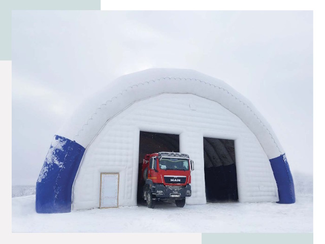 Мобильные ангары в Усинске