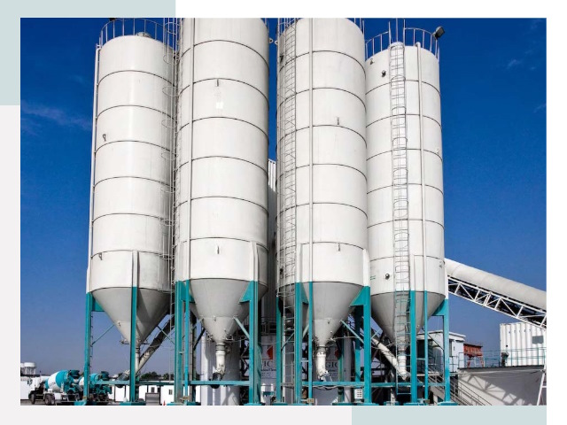 Строительство цементных силосов в Усинске