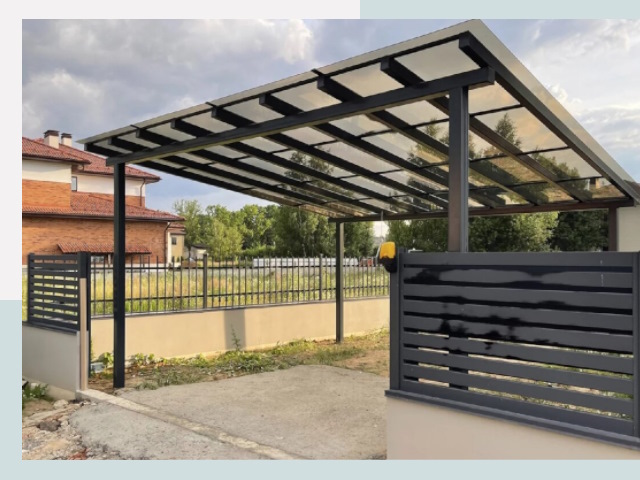 Металлические навесы в Усинск от 614 руб. за м²