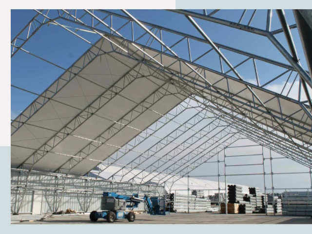 Каркасно-тентовые сооружения от СтальСтрой-Снс по цене 614 руб.
