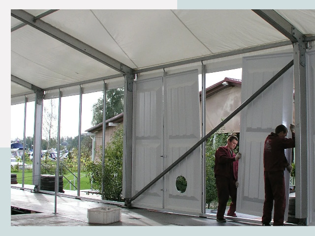 Быстро сборные шатры в Усинск от 614 руб. за м²