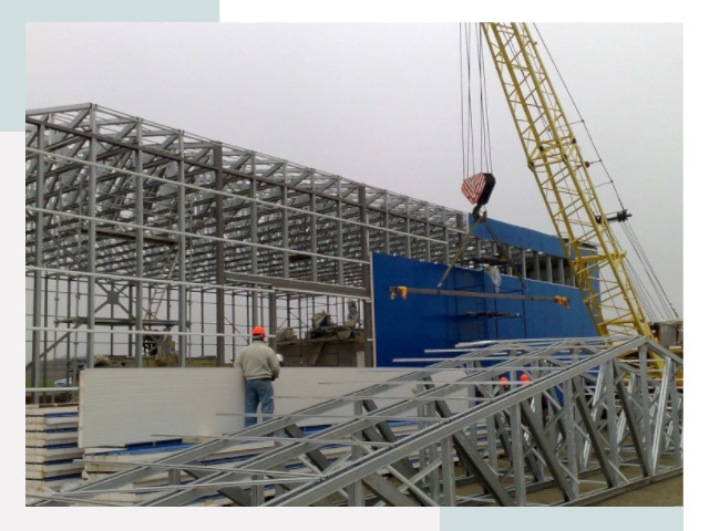 Монтаж ангаров в Усинске